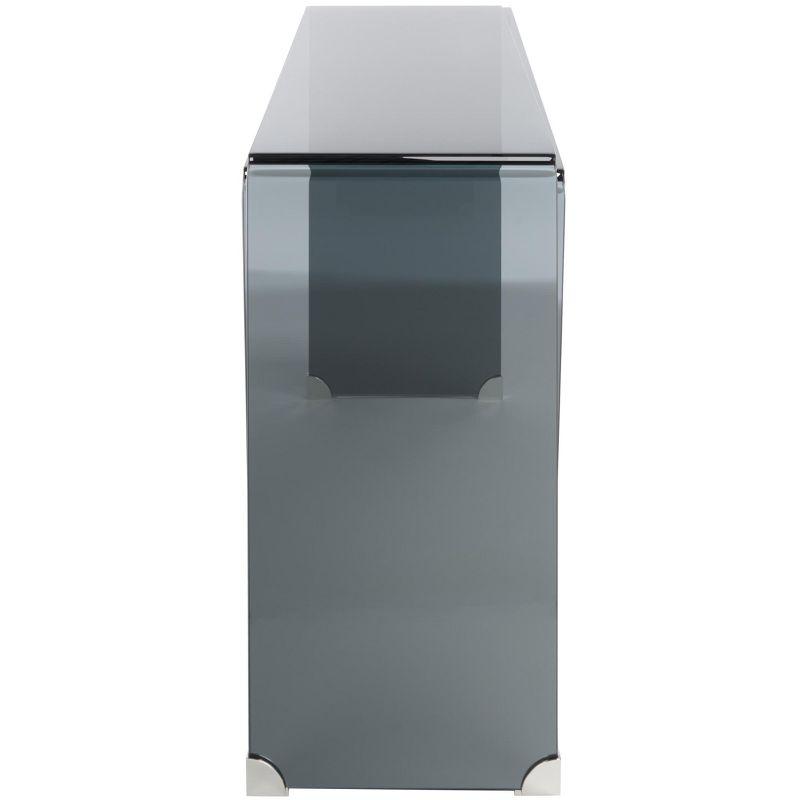 Huck Tempered Glass Console - Safavieh