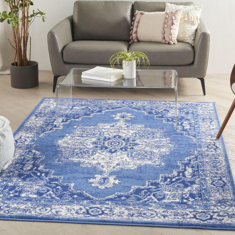 Nourison Whimsicle WHS03 Indoor only Area Rug - Navy 6' x 9'
