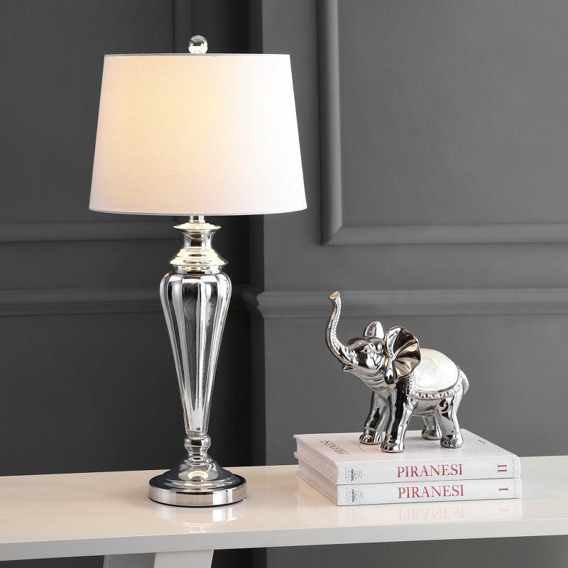 Trent Table Lamp - 30 Inch Height - TBL4205 - Silver - Safavieh