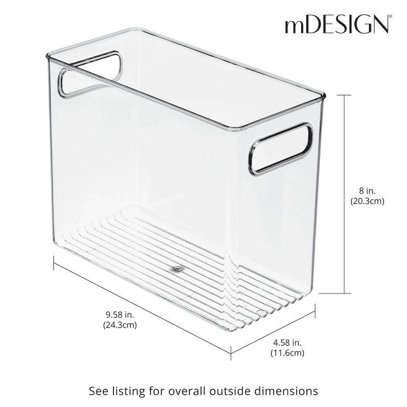 mDesign mDesign Plastic Kitchen Pantry Storage Organizer Container Bin