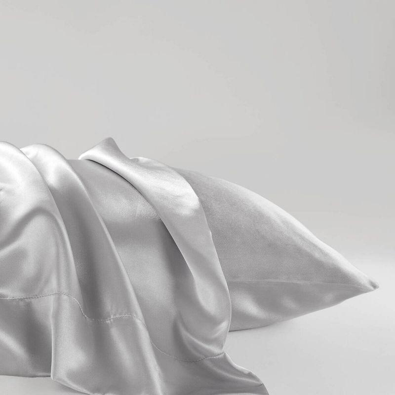 Madison Park Essentials Satin Luxury 2PC Pillowcases (Set of 2)