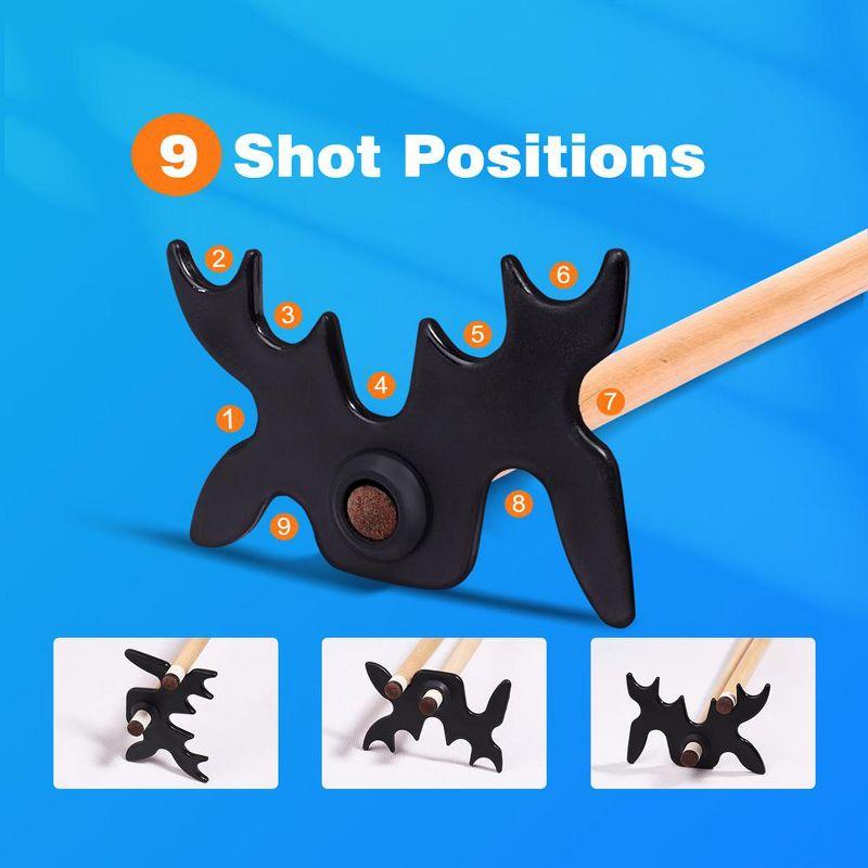 GSE Plastic Slip-On Billiard Cue Bridge Head – Moosehead Design, Universal Fit, Pool Billiard Accessories (2-Pack)