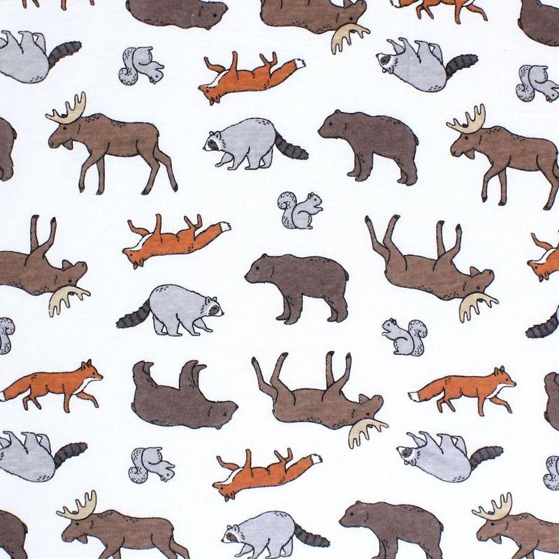 Hudson Baby Infant Boy Cotton Fitted Crib Sheet, Animal Adventure, One Size