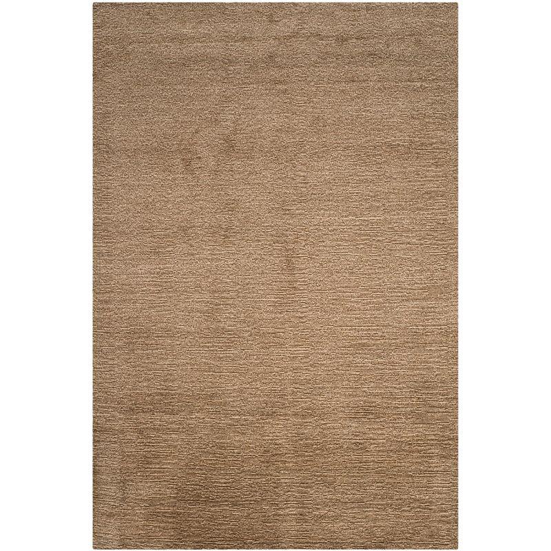 Himalaya HIM311 Hand Loomed Area Rug - Brown - 6'x9' - Safavieh.