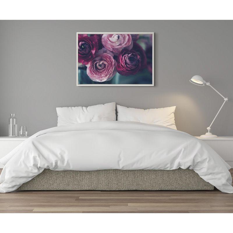 Kate and Laurel Sylvie Yours Truly Framed Canvas by Kristy Campbell, 23x33, White