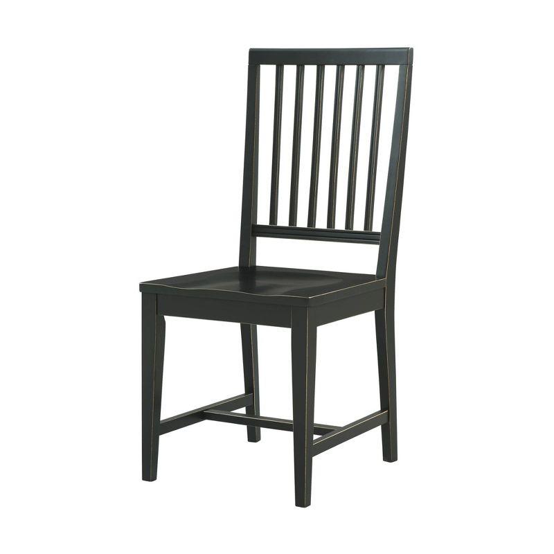 Set of 2 Vienna Wood Dining Armless Chairs - Alaterre Furniture