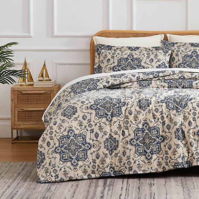 Southshore Fine Living Persia Oversized Reversible ultra-soft Duvet Cover Set with shams