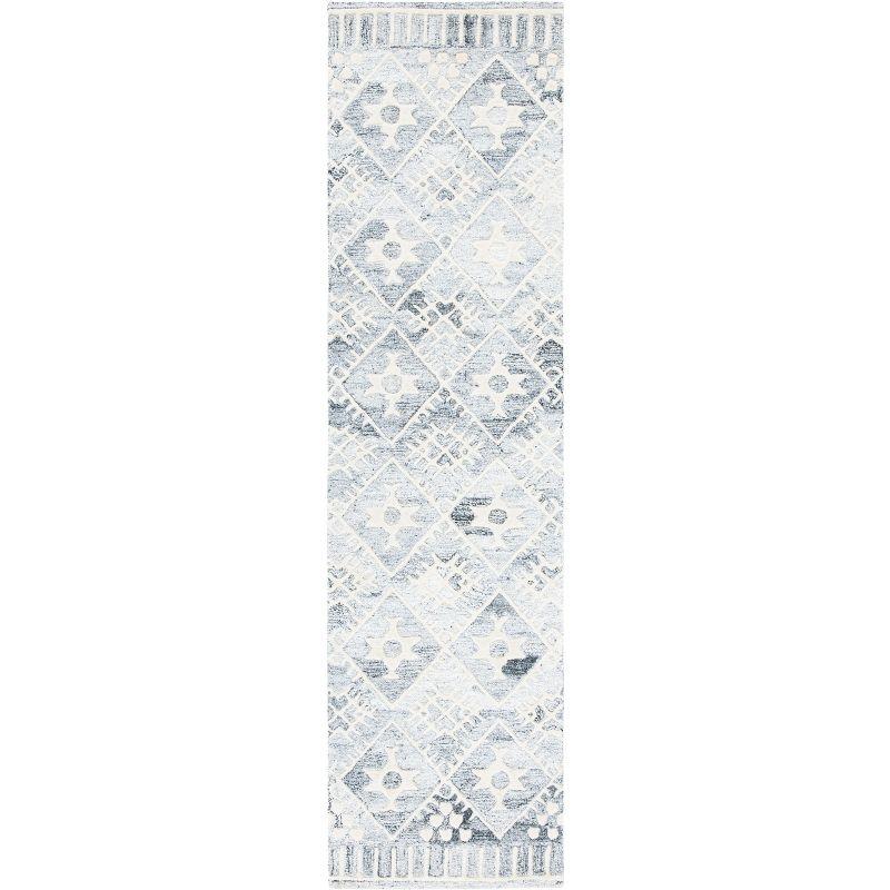 Roslyn ROS803 Hand Tufted Runner Rug - Grey/Ivory - 2'3"x9' - Safavieh.