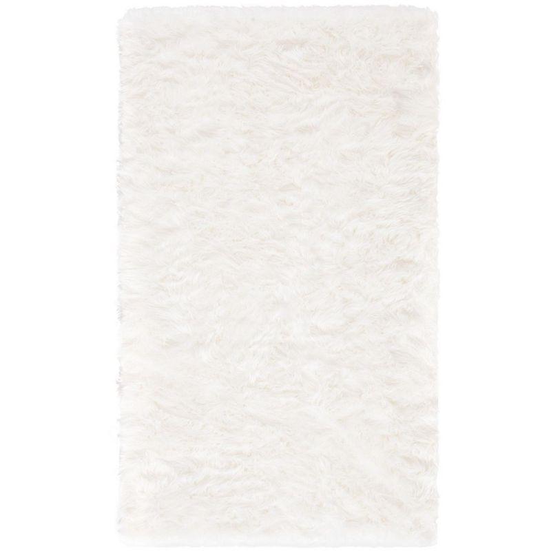 Faux Sheep Skin FSS235 Power Loomed Indoor Accent Rug - Ivory - 3'x5' - Safavieh