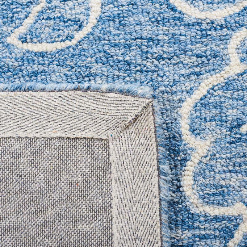 Jardin JAR602 Hand Tufted Area Rug - Blue/Ivory - 5'x8' - Safavieh.
