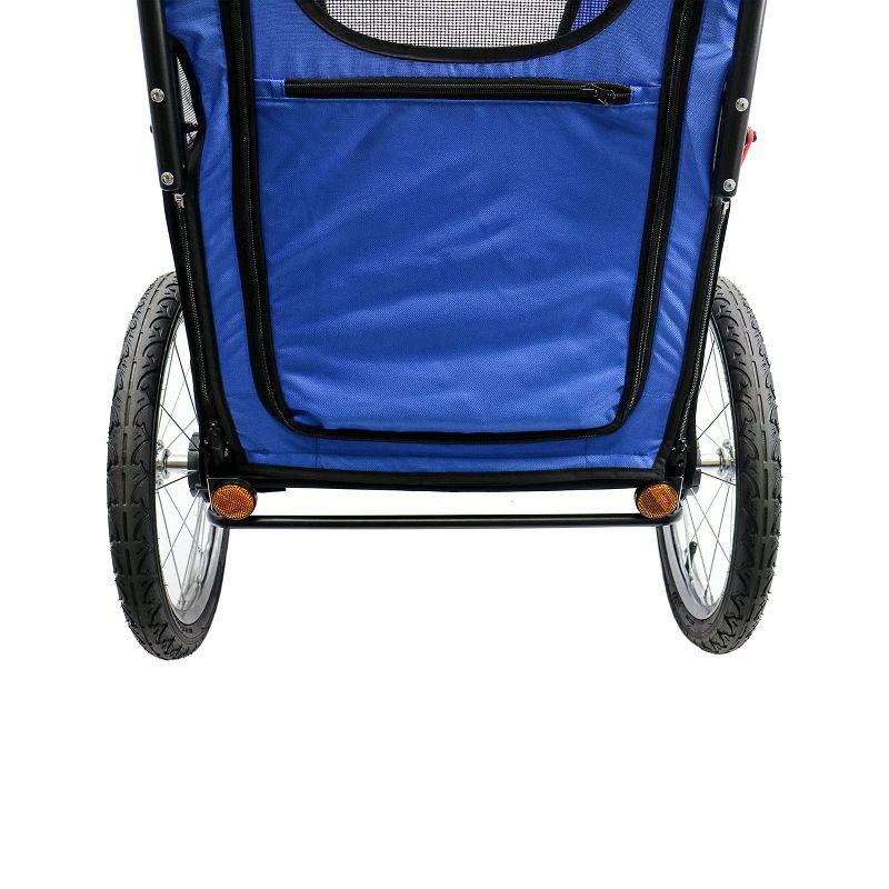 Petique Trailblazer Jogger, Dog Cart for Medium Size Pets, Ventilated Pet Stroller for Cats & Dogs