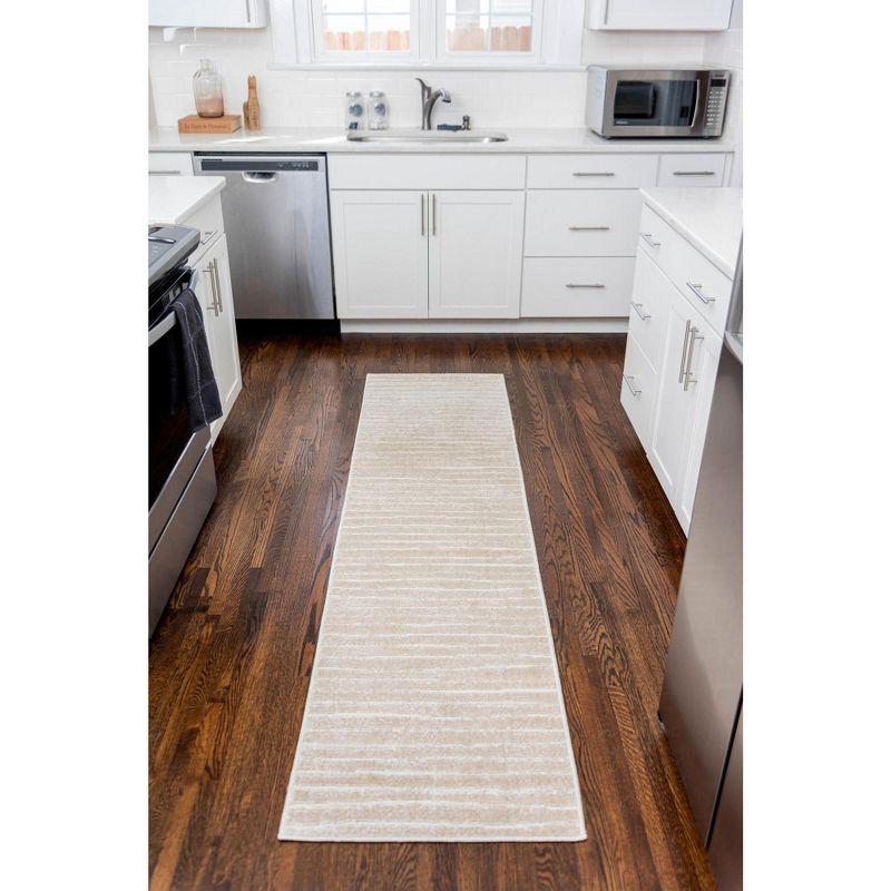 Sabrina Soto 2' 0 x 8' 0 Indoor Outdoor Beige Area Rug