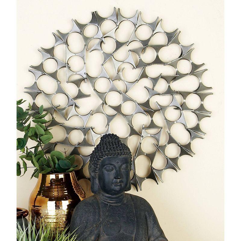 Set of 3 Metal Starburst Wall Decors with Cutout Design - Olivia & May