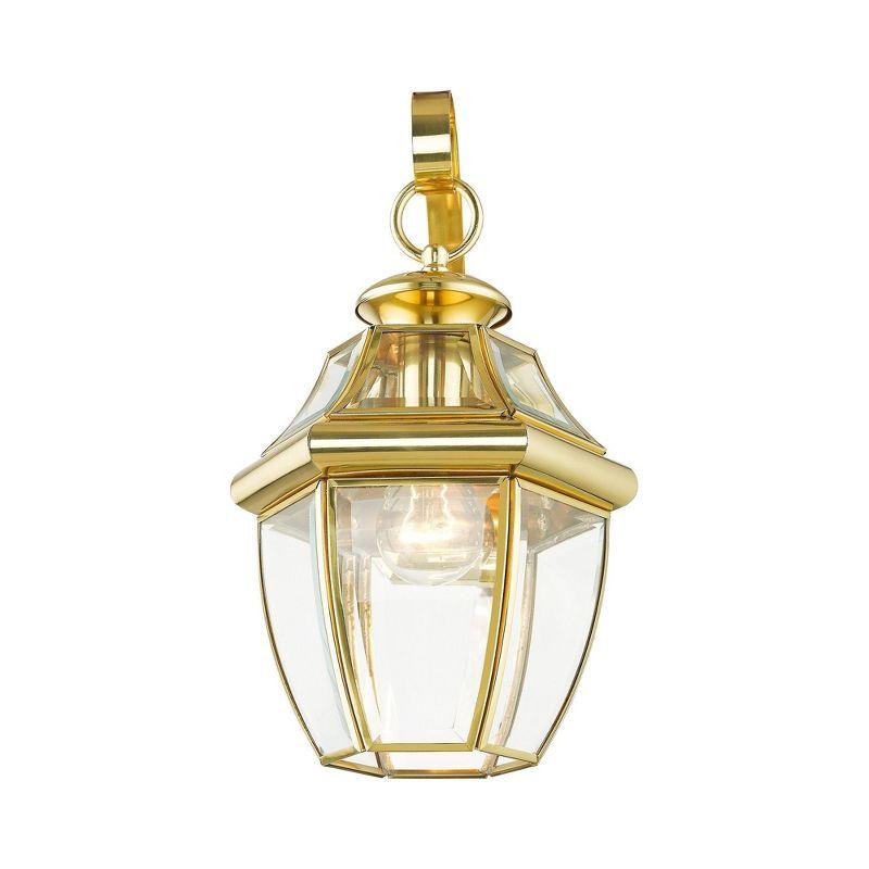 Livex Lighting Monterey 1 - Light Wall Light in  Polished Brass