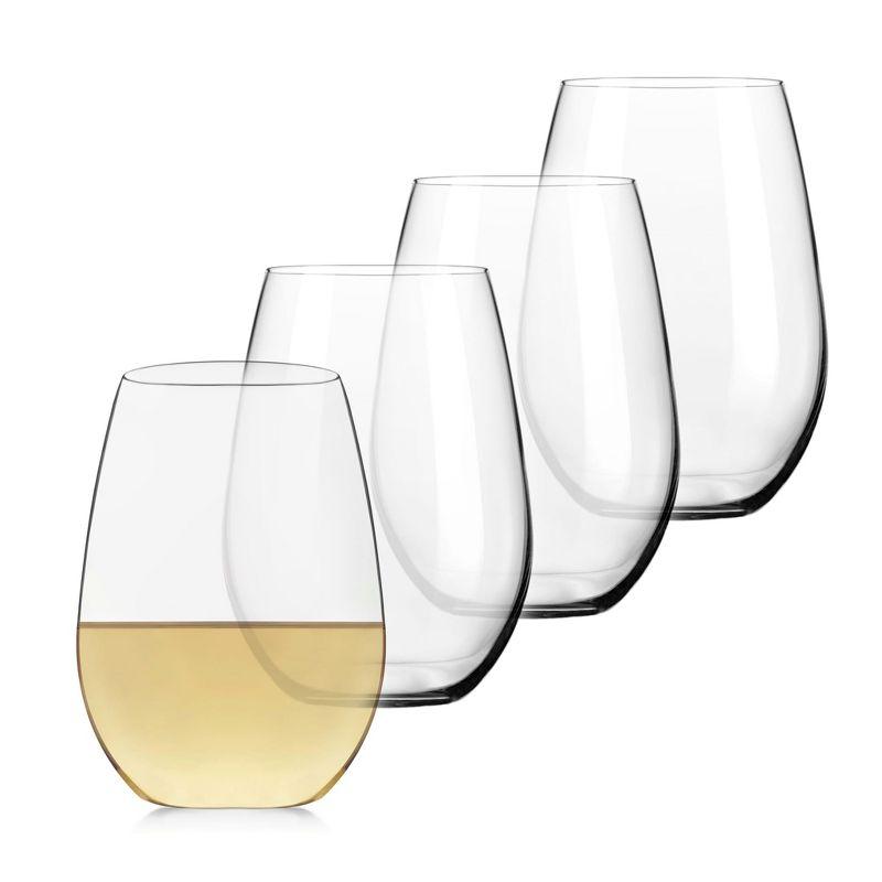 Signature-Kentfield Stemless White Wine Glasses