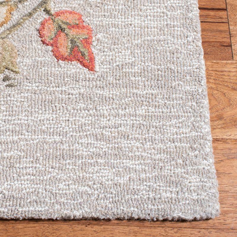 Martha Stewart Autumn Woods - MSR3611 - Indoor Hand Tufted Runners - Persimmon Red - 2'3"x10'