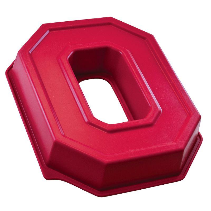 Red Silicone Non-Stick Team Logo Cake Pan