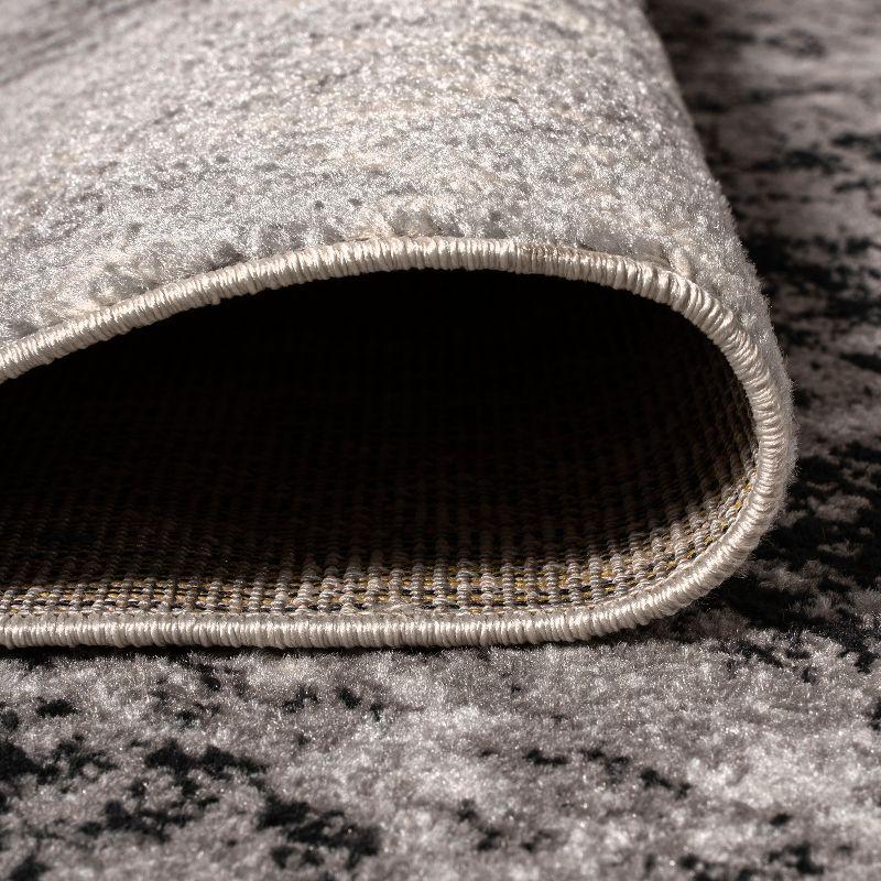 3'x5' Dune Modern Abstract Area Rug, Cream/Gray - JONATHAN Y