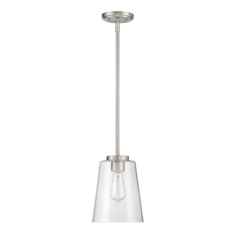 Savoy House Calhoun 1 - Light Pendant in  Satin Nickel
