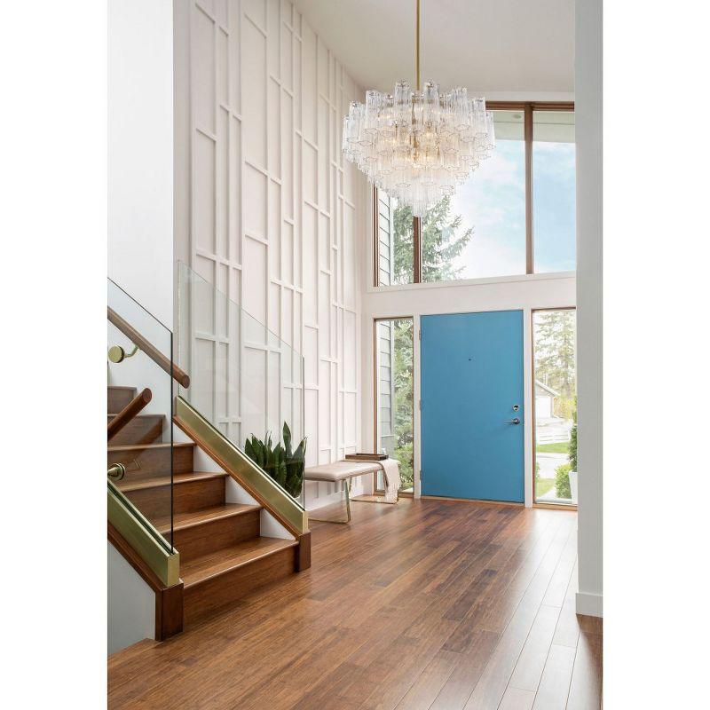 Crystorama Lighting Addis 16 - Light Chandelier in  Aged Brass