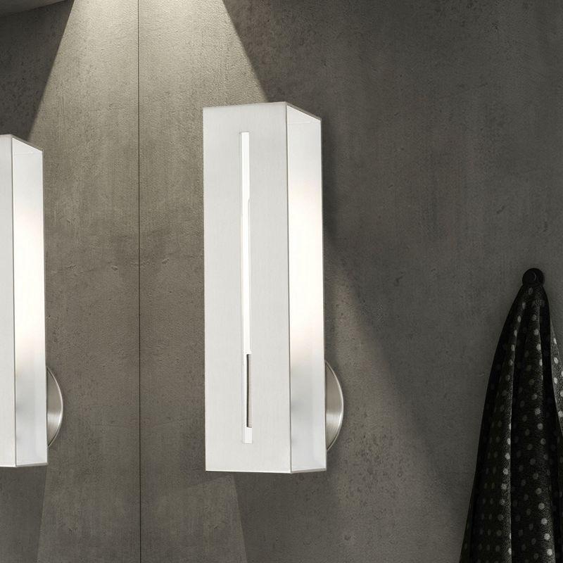 Livex Lighting Soma 1 - Light Wall Light in  Brushed Nickel