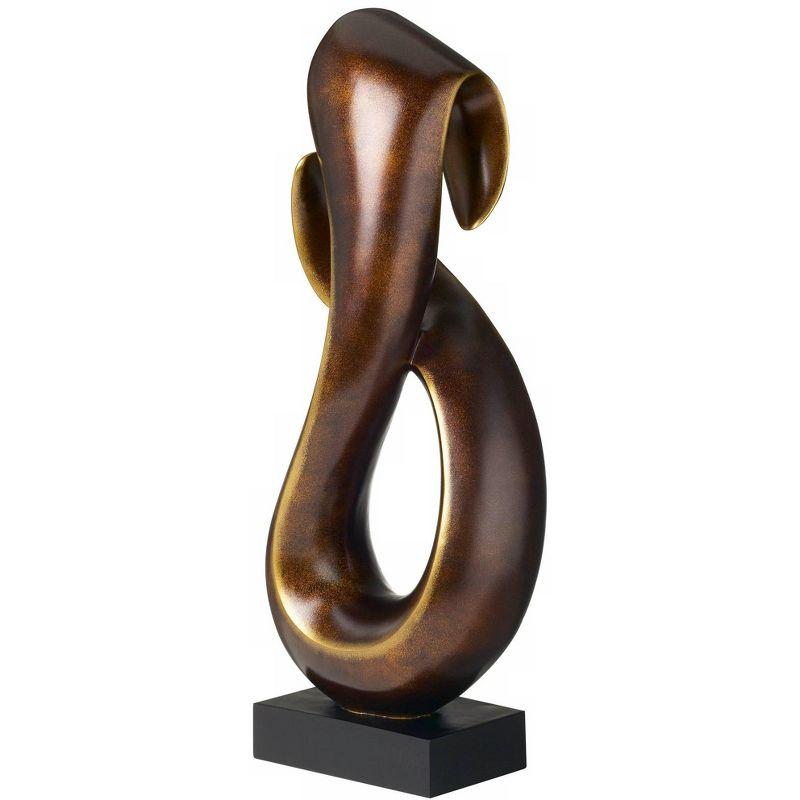 Studio 55D Open Infinity 25" High Gold Sculpture