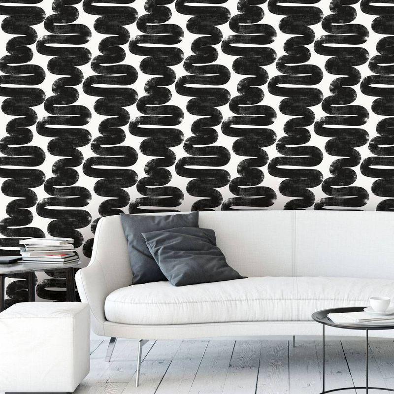 Wiggle Room Peel and Stick Wallpaper By Bobby Berk