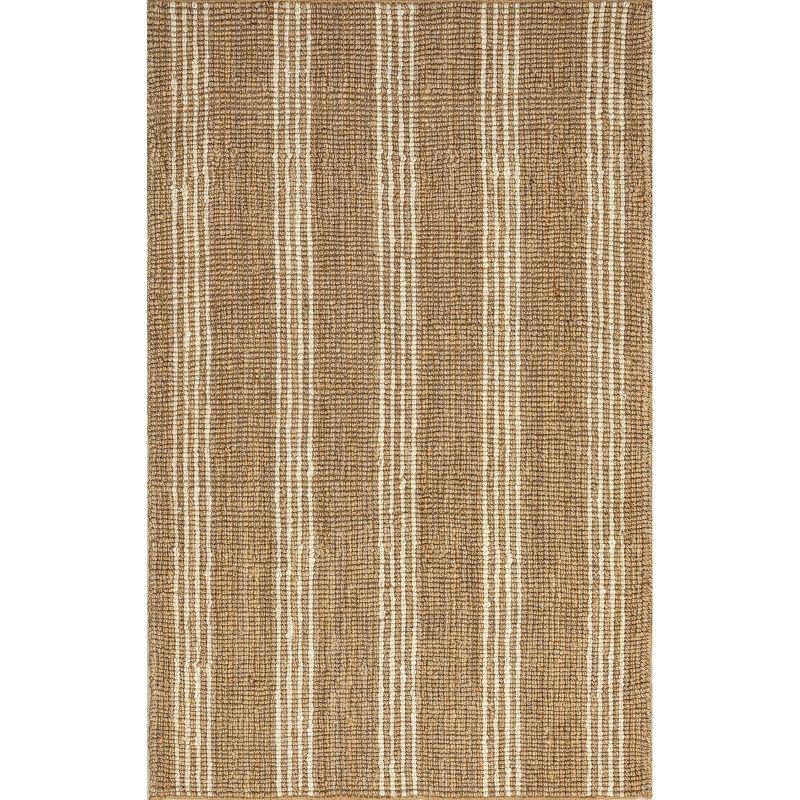 Arvin Olano x Rugs USA Hanna Striped Jute Area Rug