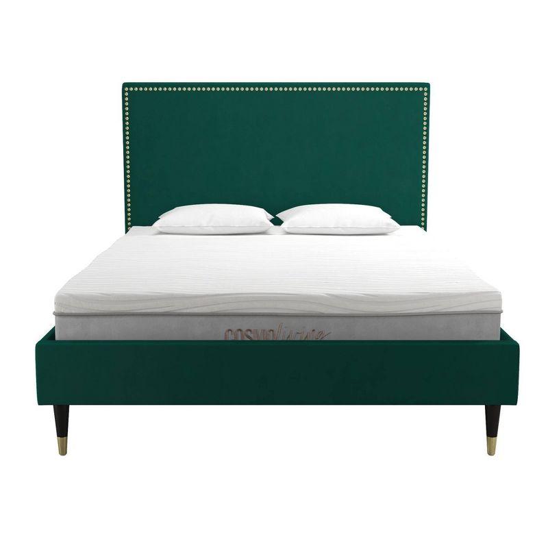 Audrey Upholstered Low Profile Platform Bed
