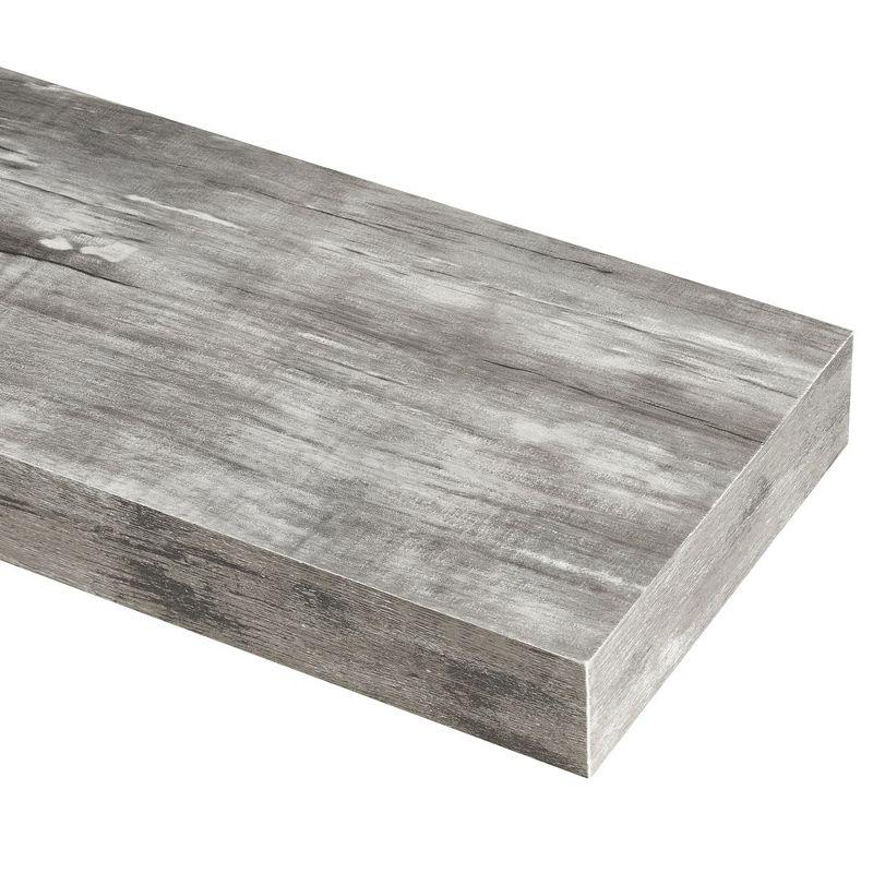 3 Pack 16 Inch Sorbus Rustic Floating Shelves - for Bedroom, Kitchen, Living Room, Office - Floating Shelf for Trophies, Books, Frames, etc