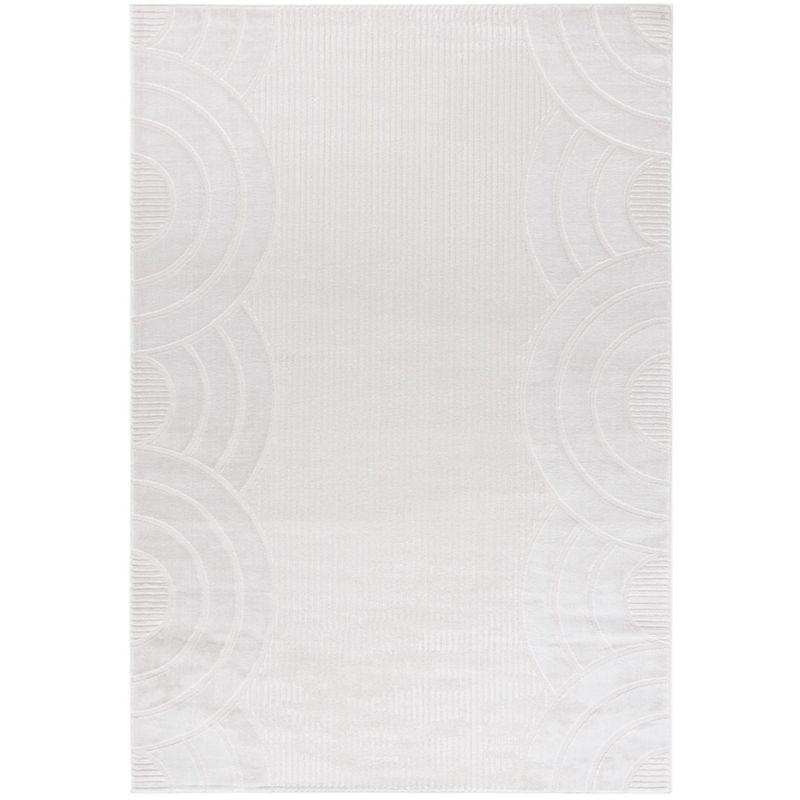 Saylor 100 SAY112 Power Loomed Indoor Area Rug - Ivory - 5'-5"x7'-7" - Safavieh