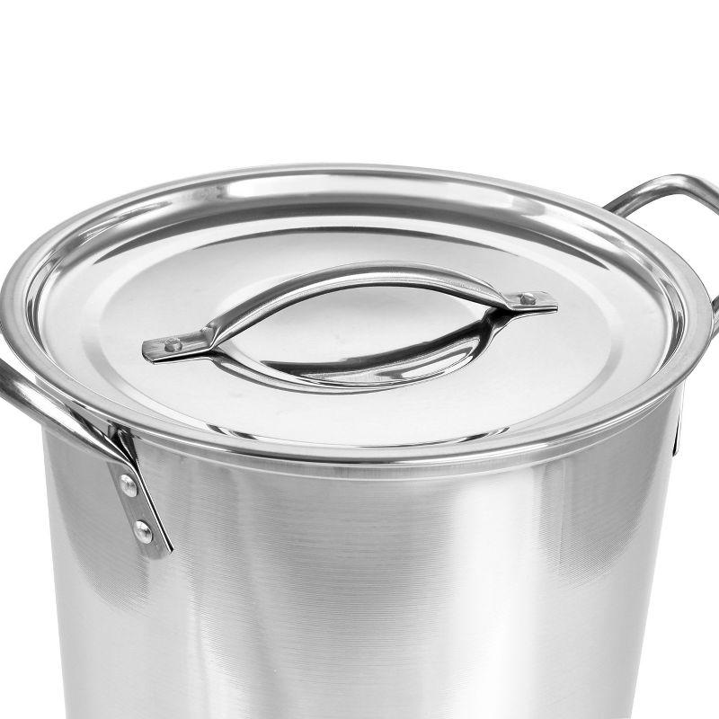 Whittington 8 Quart Stainless Steel Stock Pot with Lid