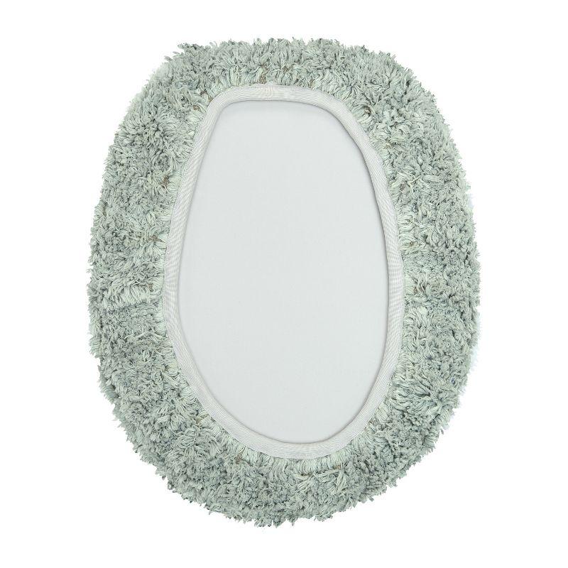 Ebern Designs Malderen 100% Cotton Tufted Machine Washable 18 x 20 Toilet Seat Lid Cover