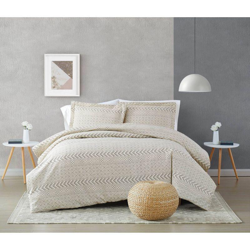 Brooklyn Loom Brooklyn Loom Chase Cotton Blend Geometric Shapes Comforter Set