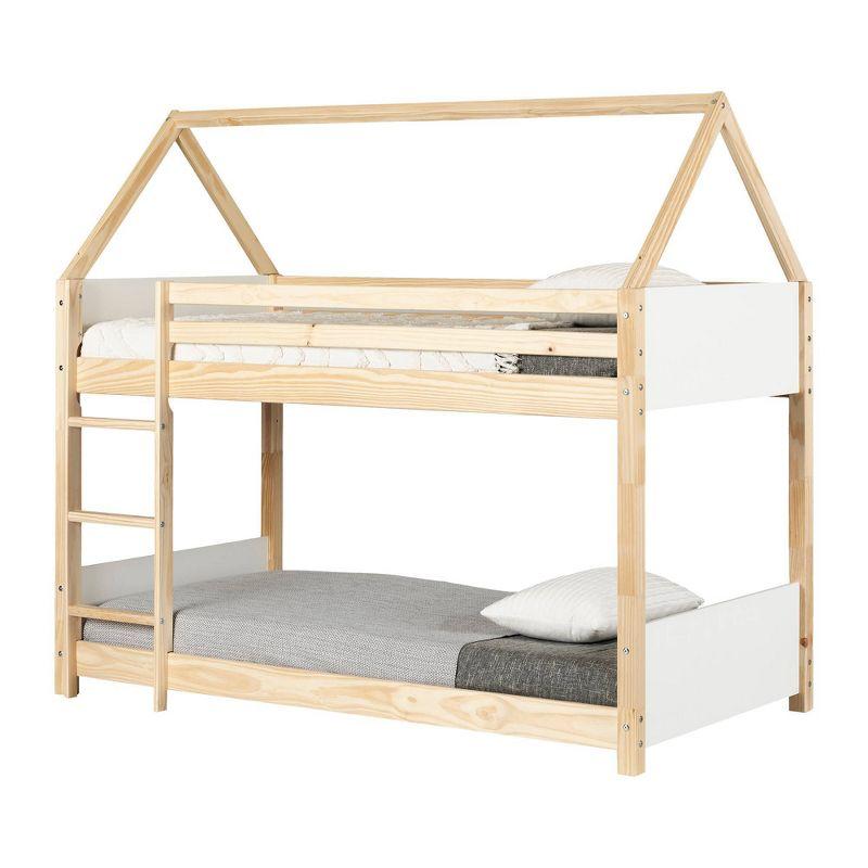 Sweedi House Kids' Bunk Beds White/Natural - South Shore