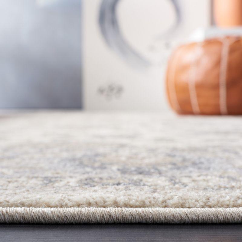 Sofia SOF330 Power Loomed Area Rug - Ivory/Grey - 5'1"x7'7" - Safavieh.