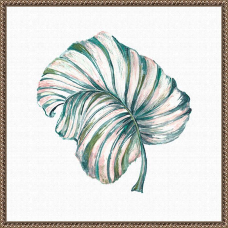 Amanti Art Island Leaf III by Tre Sorelle Studios Framed Wall Art Print