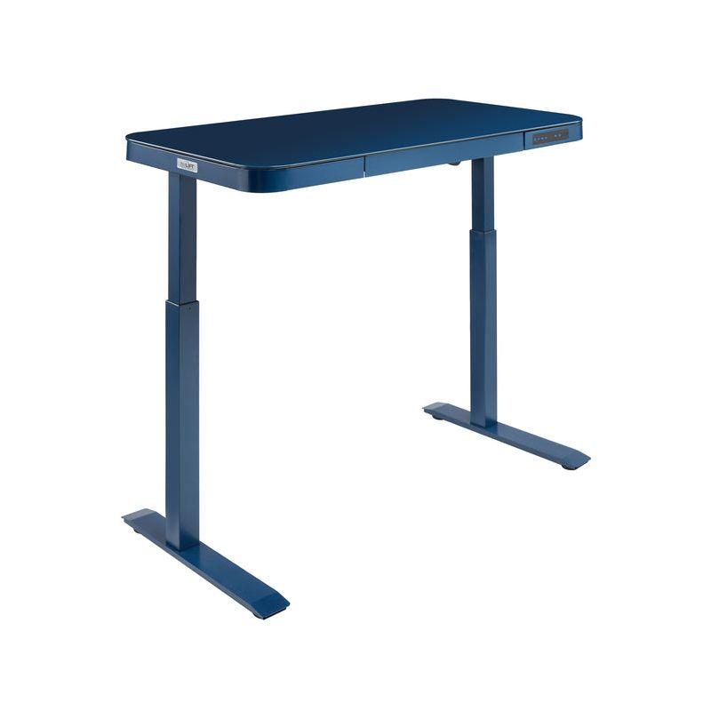airLIFT 48" W Electric Adjustable Height Tempered Glass Desk