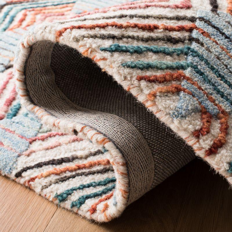 Trace TRC522 Hand Tufted Accent Rug - Ivory/Light Blue - 2'x3' - Safavieh.