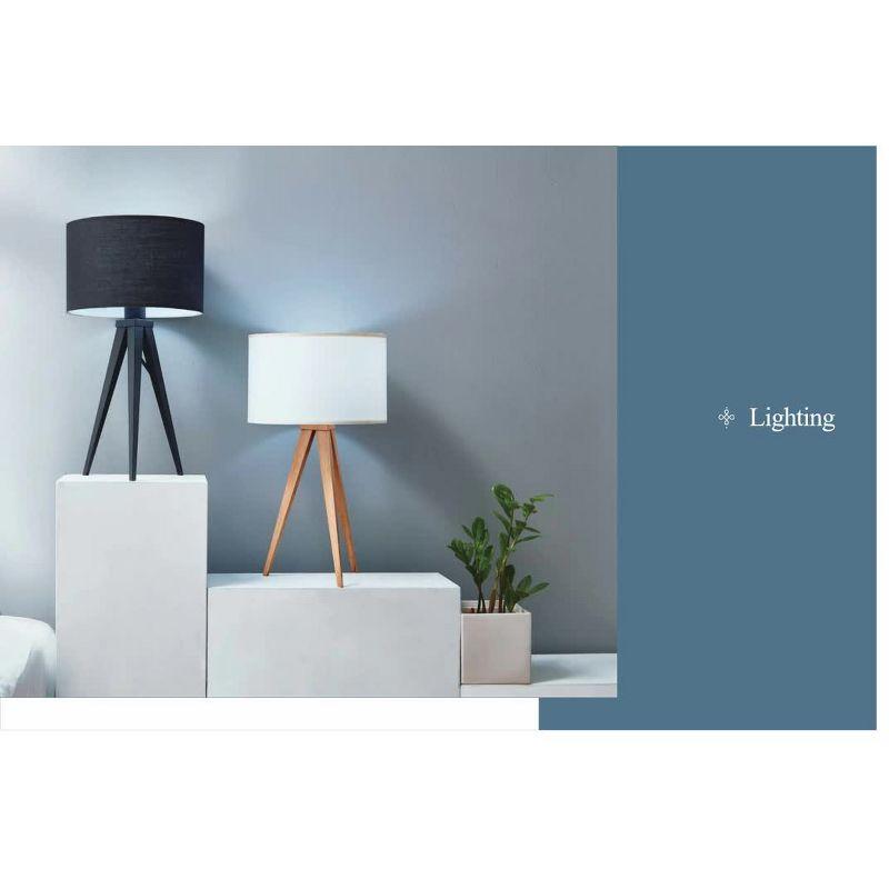 Mercer41 Cardone 60" Modern Standing Tripod Floor Lamp with Drum Shade & Reviews | Wayfair