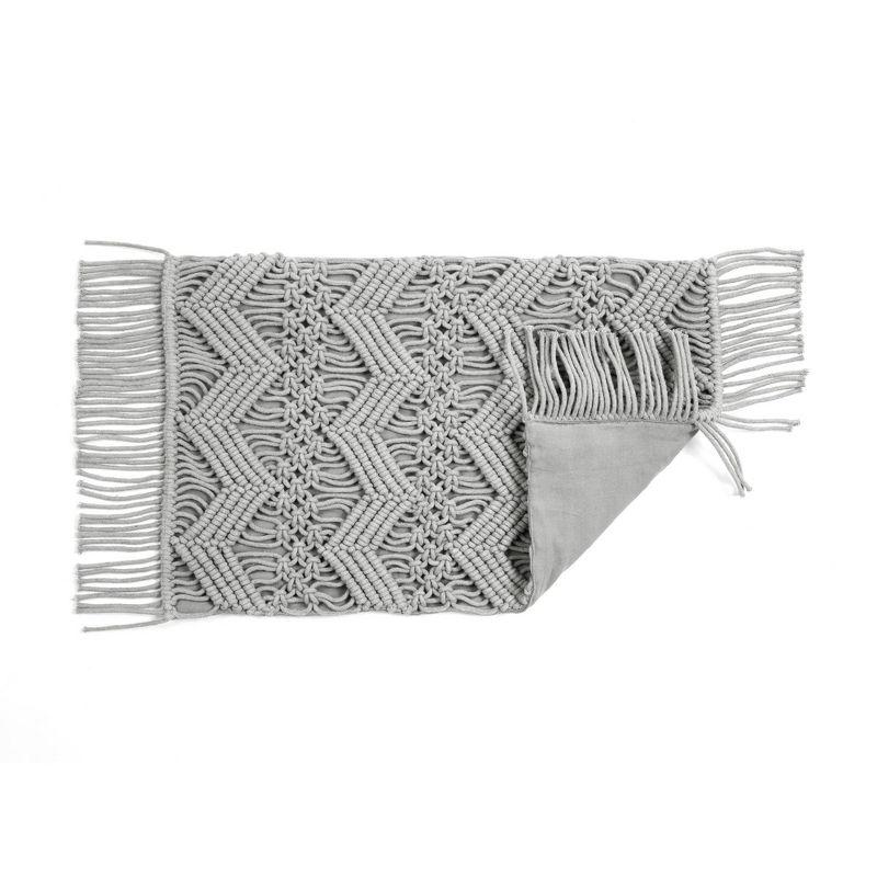 Lush Decor 100% Cotton Lumbar Rectangular Pillow Cover