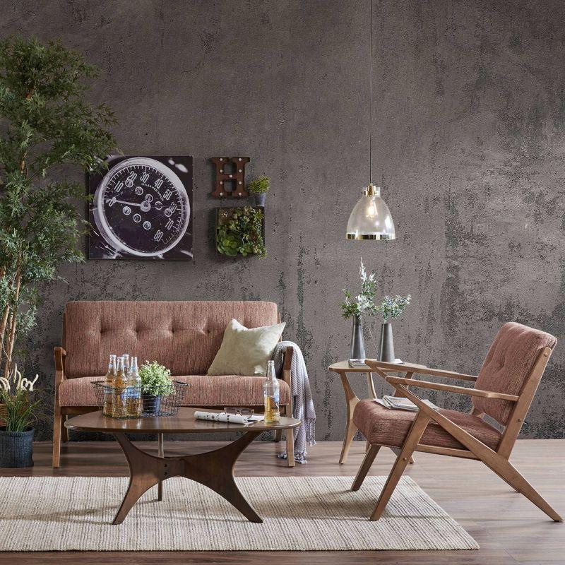 Desi Retro Button Tufted Armchair