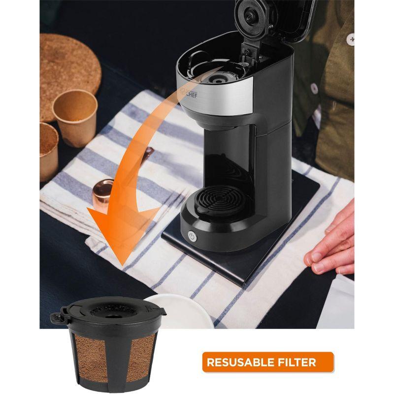 CHM Series Commercial Chef Coffee Machine, K Cup Coffee Maker 13 Ounce Water Tank, Single Serve Coffee Maker