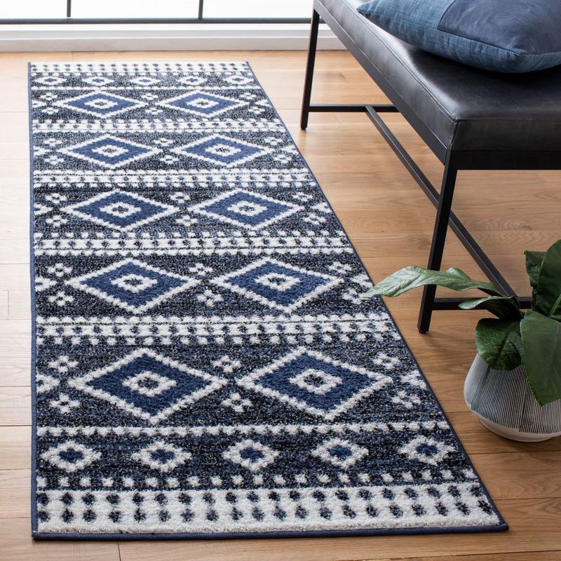 Adirondack ADR277 Power Loomed Runner Rug - Grey/Ivory - 2'6"x8' - Safavieh.