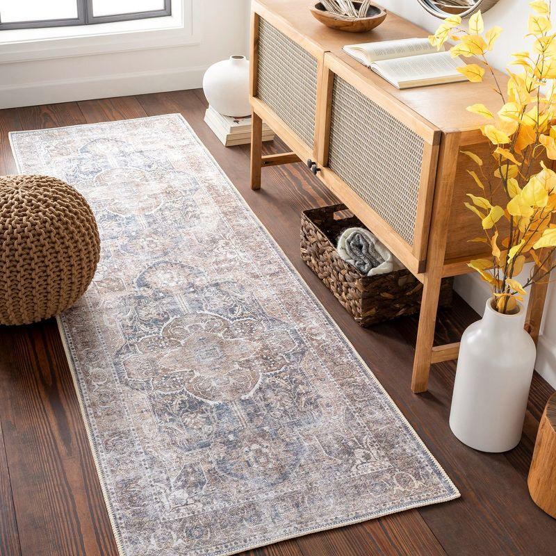 Mark & Day West Des Moines 2'7"x7'10" Runner Washable Woven Indoor Area Rugs Tan