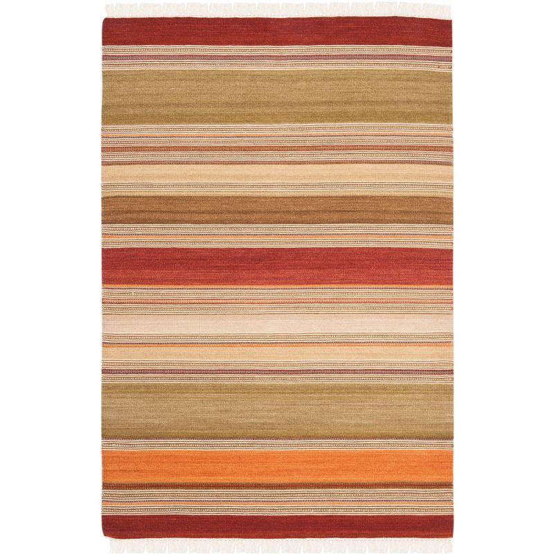 Striped Kilim STK317 Hand Woven Area Rug  - Safavieh