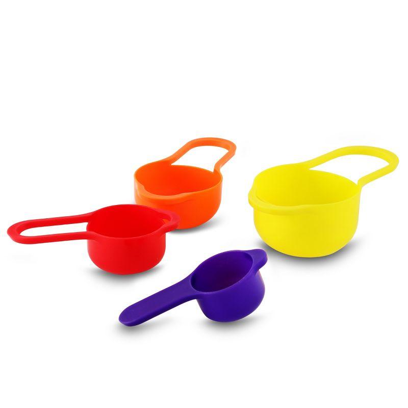 MegaChef Multipurpose Stackable Mixing Bowl and Measuring Cup Set