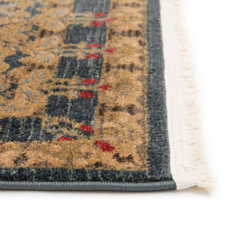 Unique Loom Contemporary Stirling Area Rug Denim Color