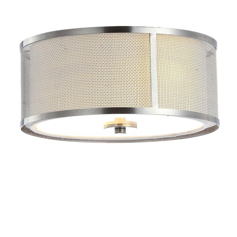 Eldon Flush Mount - Nickel - Safavieh.