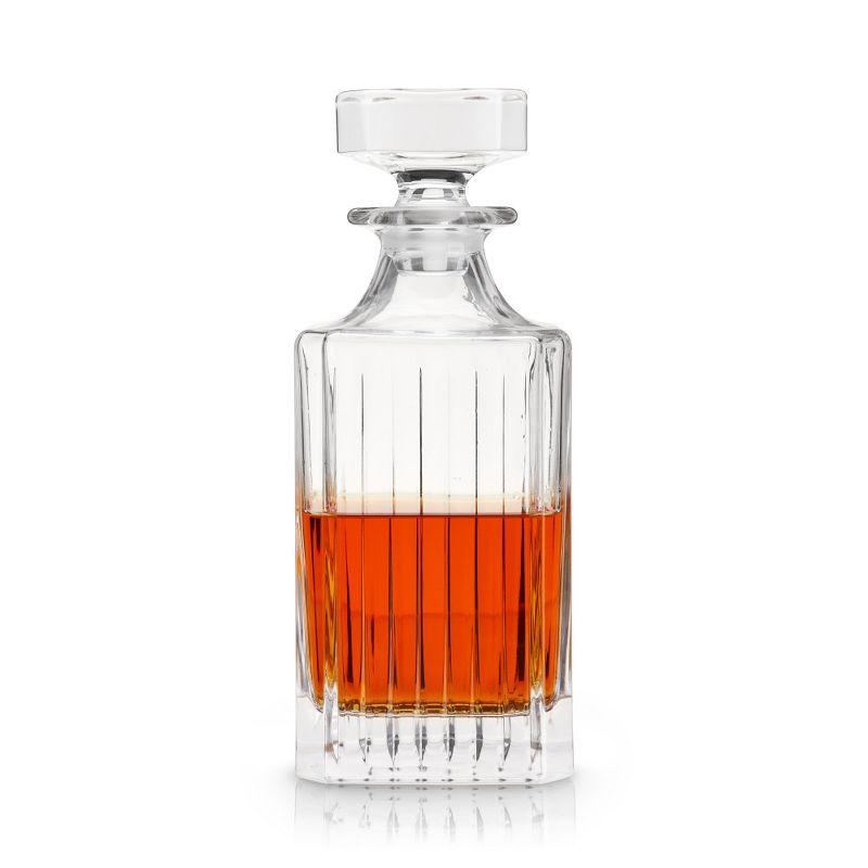 Viski Reserve Milo Crystal Liquor Decanter